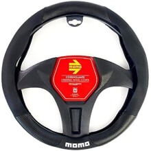 Copertura volante - MOMO - Easy - Colore nero - Universale - Diametro 36,5-39 cm
