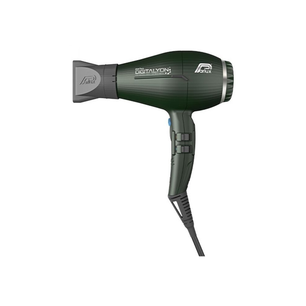 Parlux Light Hair Dryer - Digitalyon Antracite - And Handy - Ergonomic Handle - 4 Levels - Ionic