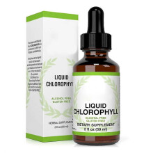 59ml Chlorophyll All-natural Extract Liquid Drops Water Soluble Mintflavour