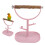 Bird Stand Tabletop Portable Parrots Play Training 11
