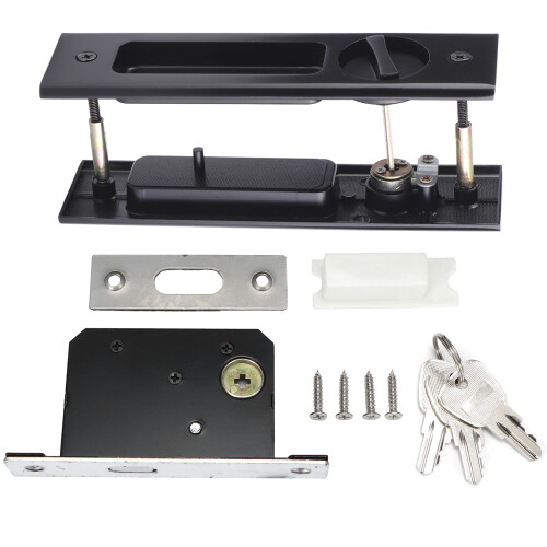 Zinc Alloy Sliding Door Lock Latch Handle Set