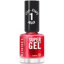 Nagellack - RIMMEL - Super Gel Jelly Gloss - 016 Cerise Pop - 12ml - Professionelles Finish