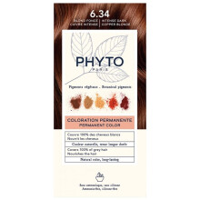 Permanente kleur - PHYTO - Phytocolor 6.34 - Donkerblond goud - Zonder ammonia - Crème
