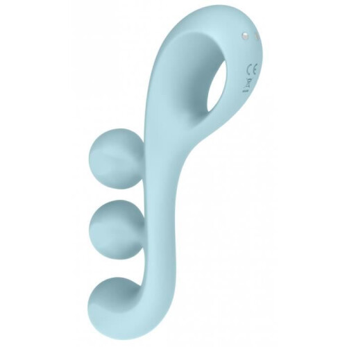 SATISFYER - TRI BALL 2 MULTI VIBRATOR BLUE 2