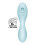 Satisfyer Curvy Trinity 5+ Air Pulse and G-Spot Vibrator Blue 2