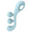 SATISFYER - TRI BALL 2 MULTI VIBRATOR BLUE 2