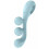 SATISFYER - TRI BALL 2 MULTI VIBRATOR BLUE 1