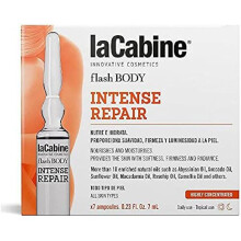 Soin - DIE KABINE - Flash Body Intense Repair - 7 Ampullen zu 7 ml - Multivitamin-Antioxidantien - Ohne Parabene