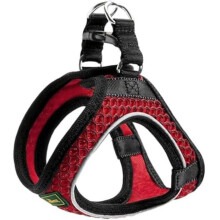 Harness - HUNTER - Comfort Xxs - Red - Reflective - Breathable fabric