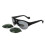 Gafas de Sol - Moncler - ML0050 - Negro - Unisex - INJECTADO 1