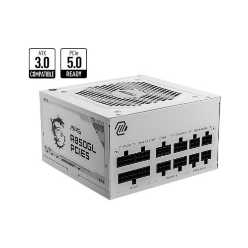 MSI MSI - MAG A850GL PCIE5 WIT - Interne voeding - 850W