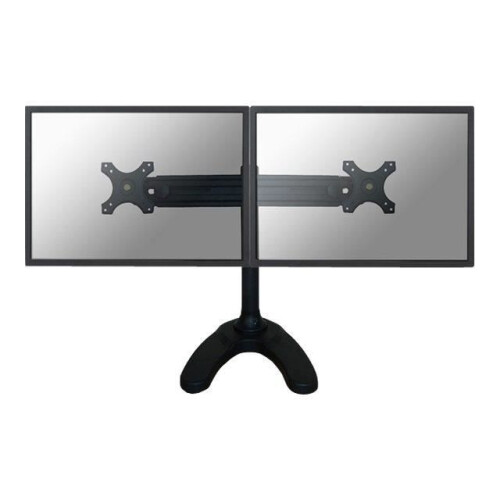 NEWSTAR FPMA-D700DD Supporto per computer da scrivania, occhiello - Piedistallo per 2 schermi LCD - Dimensione dello schermo: 19"-30" - Nero