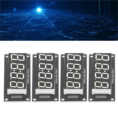 TM1637 0,56in 4 dígitos reloj LED blanco de 7 segmentos
