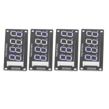 Pantalla LED TM1637 de 4 dígitos azul de 0,56 pulgadas de 7 segmentos