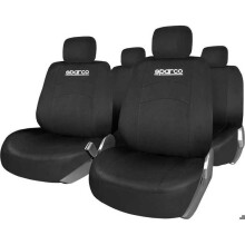 Housse di sedile nera set completo SPARCO