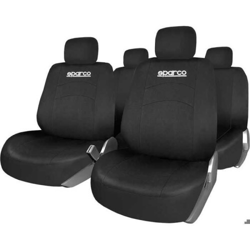 Housse di sedile nera set completo SPARCO