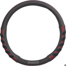 Coprivolante grip nero / rosso SPARCO