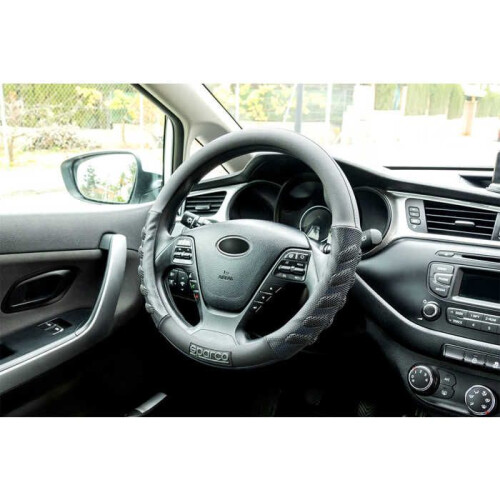 Coprivolante grip nero / blu SPARCO 1