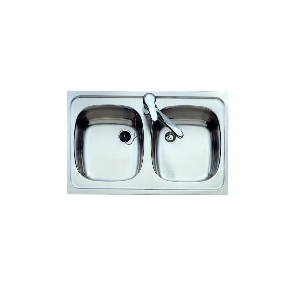 Teka Sink - 10103011 - 2 Bowls - Stainless Steel - Rectangular