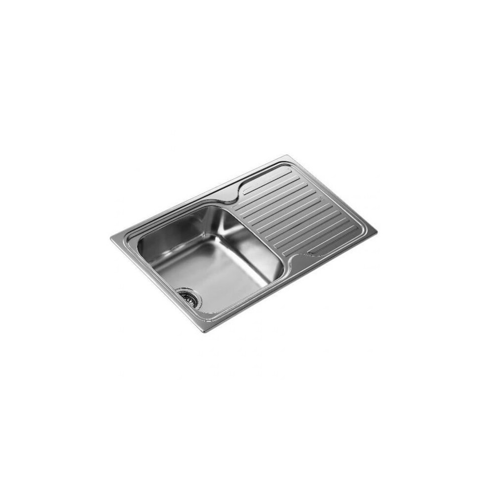 Teka Single Bowl Stainless Steel Sink - Sf 10119013 - 3 1/2' Basket Valve - Undermount Installation