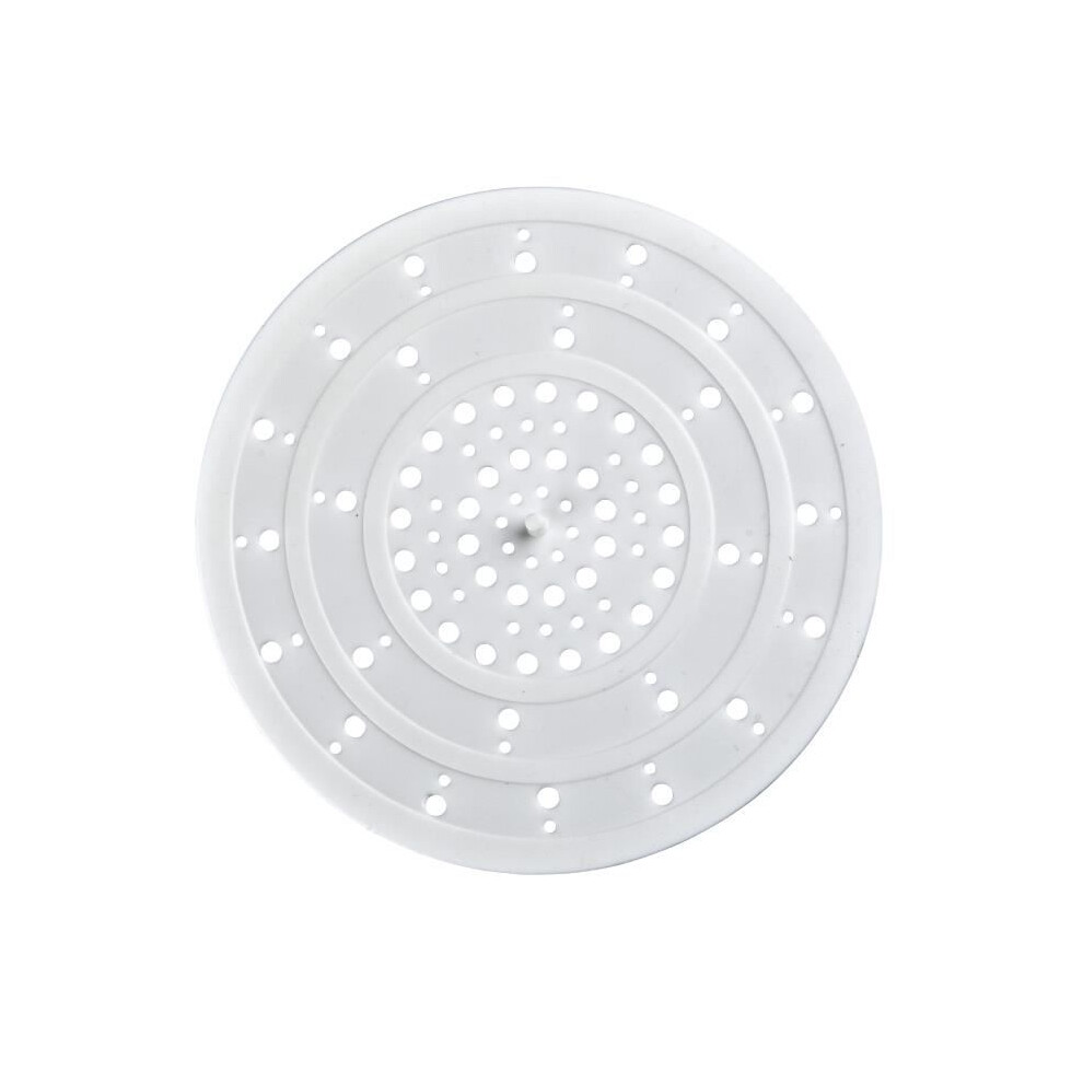 Wenko Filtro Per Scarico - Per La Cucina, Silicone, 12 X 0.3 X 12 Cm, Bianco-image