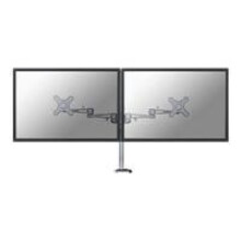 Suporte de mesa NEWSTAR FPMA-D935DG - Para duas telas planas de até 26" 65 cm - 10" a 27"