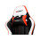 Silla de juego Drift Dr175 negro/blanco/rojo 4