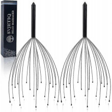 2 Pack Head Massager Head Scratcher 20 Fingers Scalp Massager, Handheld Head Massage Tingler, Scalp Scratcher for Deep Relaxation, Stocking Stuffers F