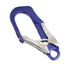 Gancho de seguridad de aleación de aluminio 23kN 59mm Apertura 295g