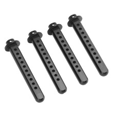 SCX10 1/10 Aluminium-Body-Post-Halterungen 44 mm Schwarz
