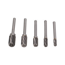 Carbide Rotary Burr Set 6mm Shank Double Cut for Grinding Polishing Aviation