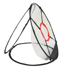 Red de golf portátil plegable 60x55x60cm, Rojo, 278g