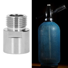 Soda-Zylinder-Adapter Metall CO2 female Gewindeadapter TR21‑4 auf männliches Gewinde CGA320 Umrüstkit