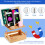 Bambus Multi-Geräte-Ladestation Ladestation Halter Rack für Handy Tablet Uhr 8