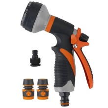 Adjustable Garden Watering , 8 Modes High , Lawn Irrigation Nozzle,Yard Watering Sprinkler,Plant Ca