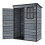Birchtree (Pent 5X3FT) Plastic Garden Shed with Floor Lockable Wood Grain 3