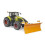 Bruder Claas Axion 950 mit Schneeketten und Planierraupe 2