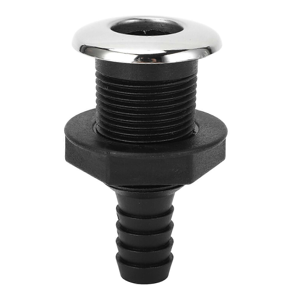 3/4" 20Mm Boat Thru Fittings Nylon Hose Thru Connector Twist Adjust For Boat Transoms Livewells Iceboxes Upright Yachts 9409192853110