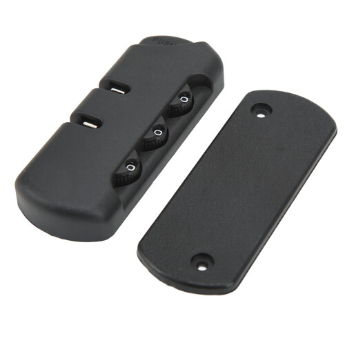 3 Digit Password Luggage Lock with Frosted Surface for Suitcases and Tool Boxes 1