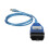 K D CAN OBD2 Cable with FT232RL Chip for BMW E60 E61 E70 E81 8 Pin 6