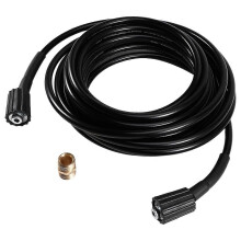 Tubo per idropulitrice con raccordo rapido e prolunga, lunghezza 10 m.