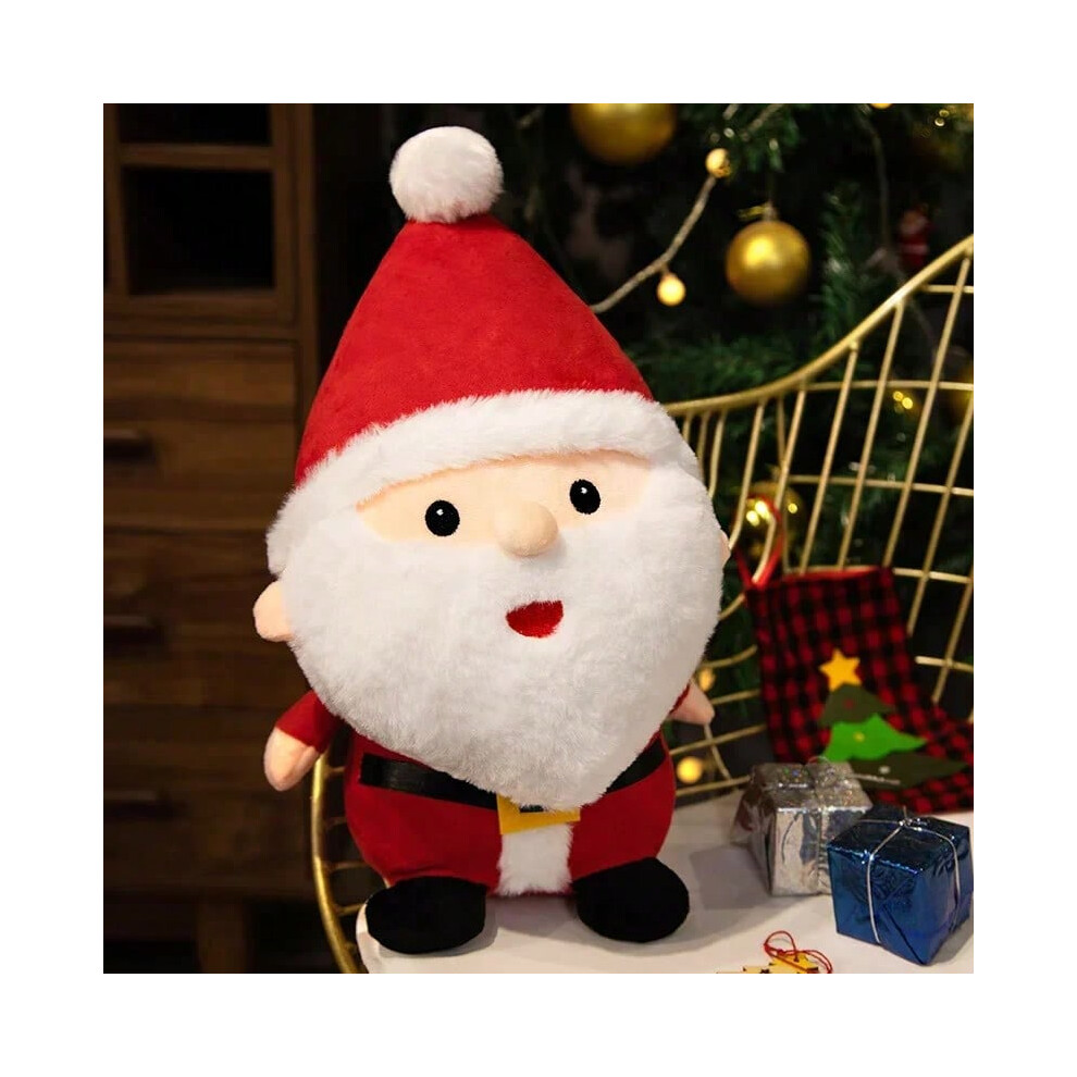 (40cm, Santa) Cute Santa Claus Snowman Elk Granny Plush Toys Christmas Decor Dolls Stuffed Soft for Baby Kids Gift 20-40CM-image-OPC-PJMZ5H5-NEW