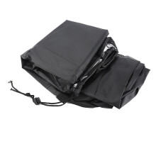 S 210D negro 80x30x94 cm / 31x12x37 in cubrecama