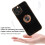 iPhone 13 Pro Max Ring-Ständer-Hülle Schwarz TPU 12