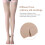 Open Toe Thigh Compression Stockings 23-32mmHg Grade II 13