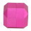 Caja de tiza octogonal de 2 capas rosa D3.5xH3.5cm 5