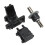 Getriebe Ober-/Unterabdeckung Diff 12428 Schwarz 50g 10