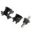 Getriebe Ober-/Unterabdeckung Diff 12428 Schwarz 50g 8