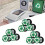 18Pcs Dustbin Sticker Sign Decal SelfAdhesive 9
