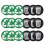 18Pcs Dustbin Sticker Sign Decal SelfAdhesive 1